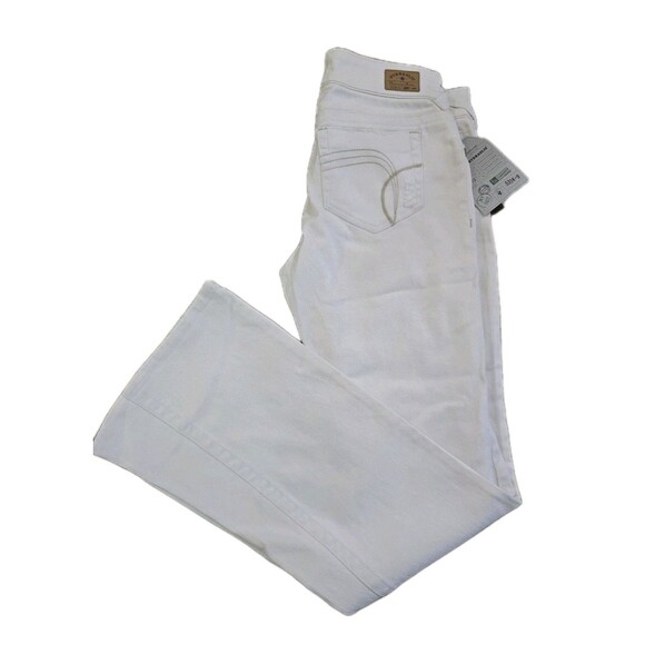 Hydraulic Curvy Lola Fit Jeans Womens Size 11/12 Bootcut White Y2K Juniors - Picture 13 of 13